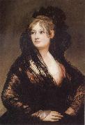 Francisco de Goya Portrait of Dona Isbel de Porcel oil painting on canvas